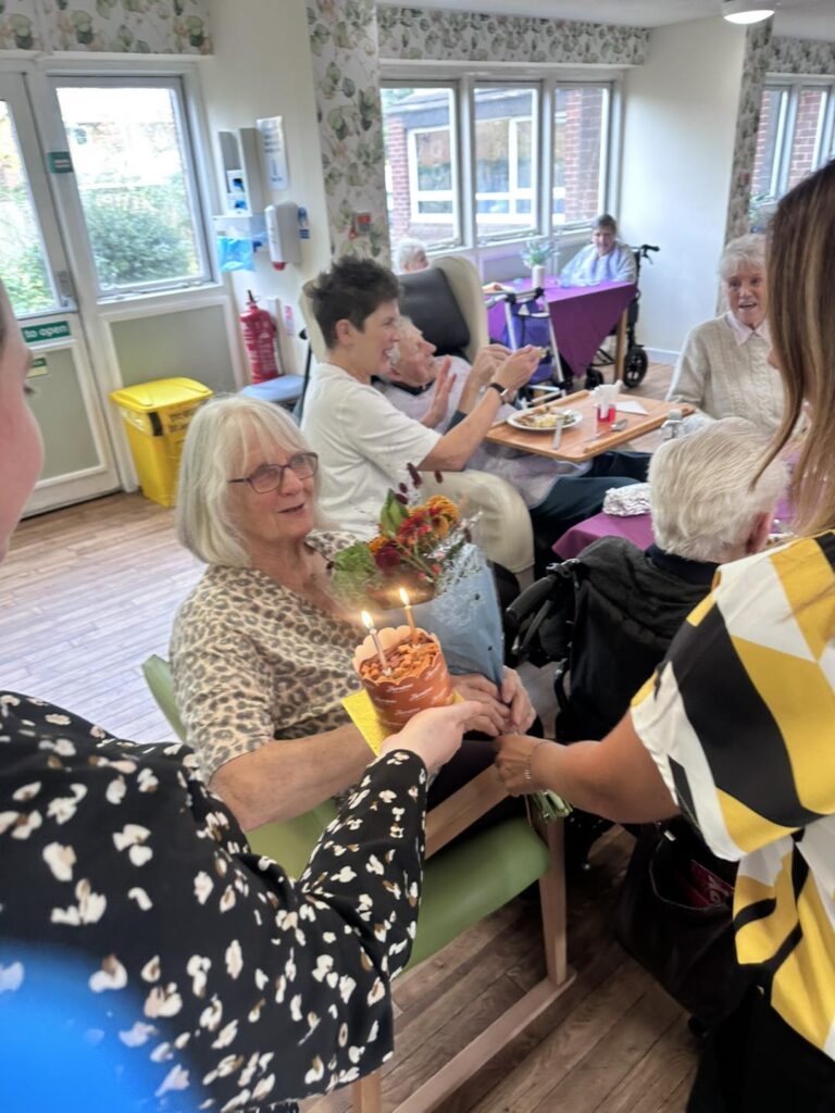 Huntingdon Court Residential Home Celebrates a Heartfelt Birthday Surprise for Francis