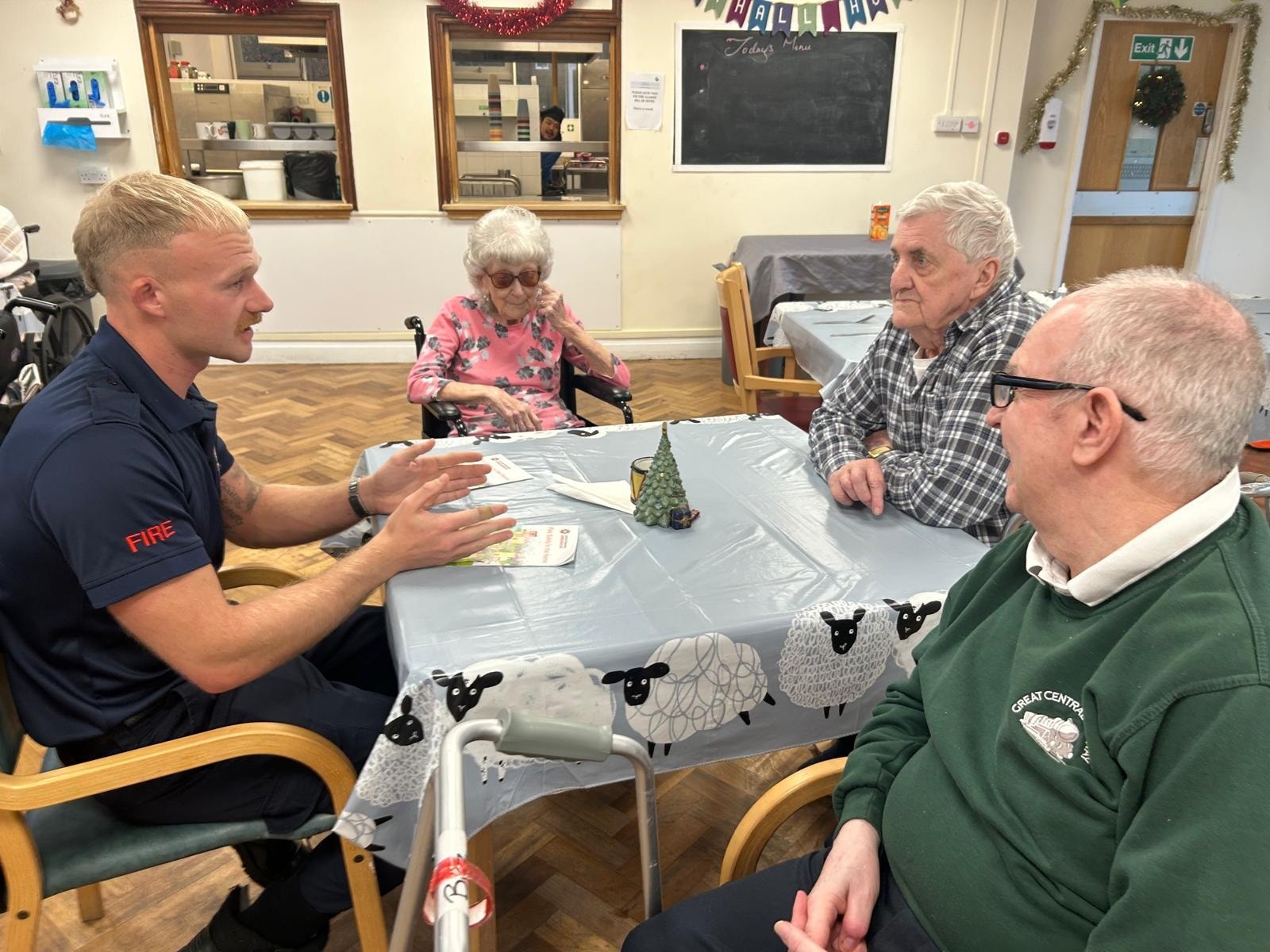 Lenthall House welcomed the Leicestershire Fire Brigade for an engaging fire safety talk, giving residents valuable advice, confidence, and practical safety tips.
