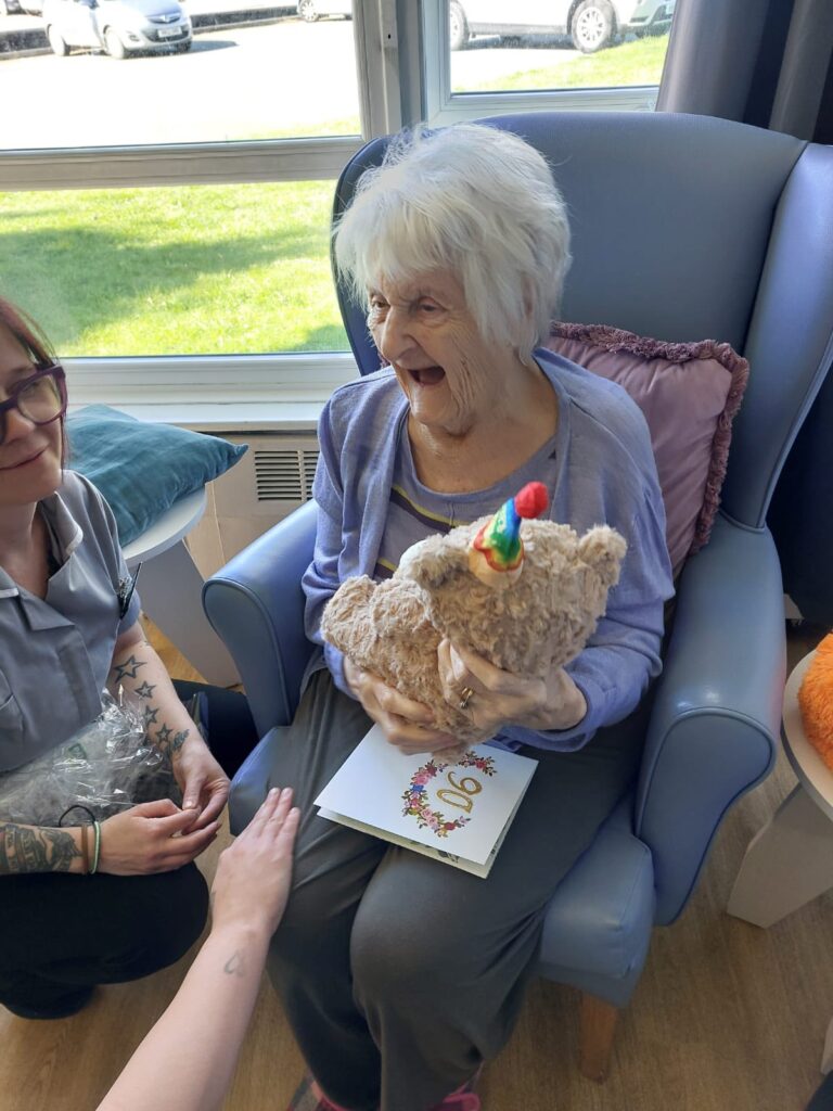 Abbey House Care Home Birthday Celebrations: A Special 90th Birthday for Jean