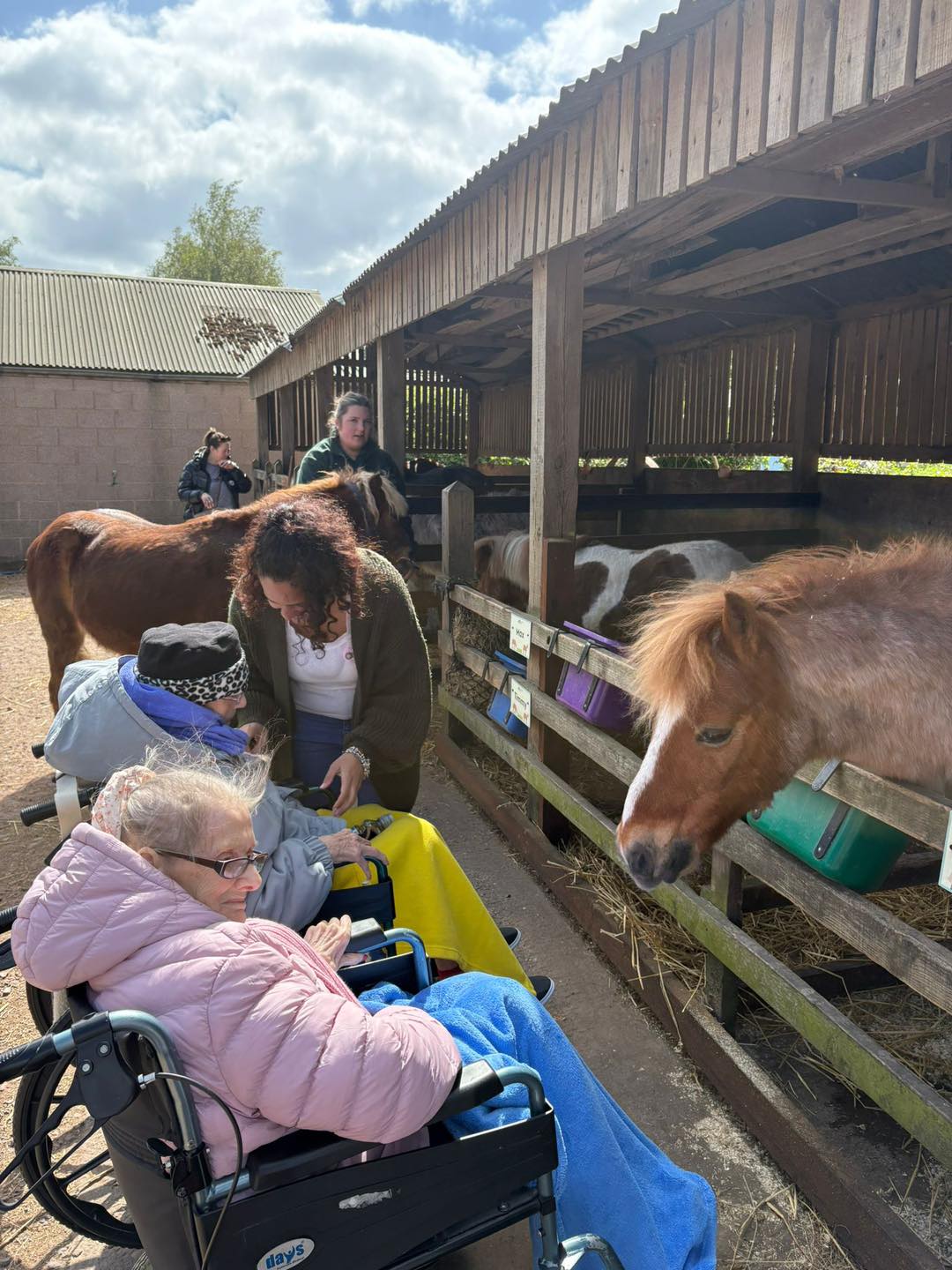 Residents enjoyed the Kirby House Care Home Farm Visit to Stonehurst Farm, filled with animals, fresh air, smiles and wonderful memories.
