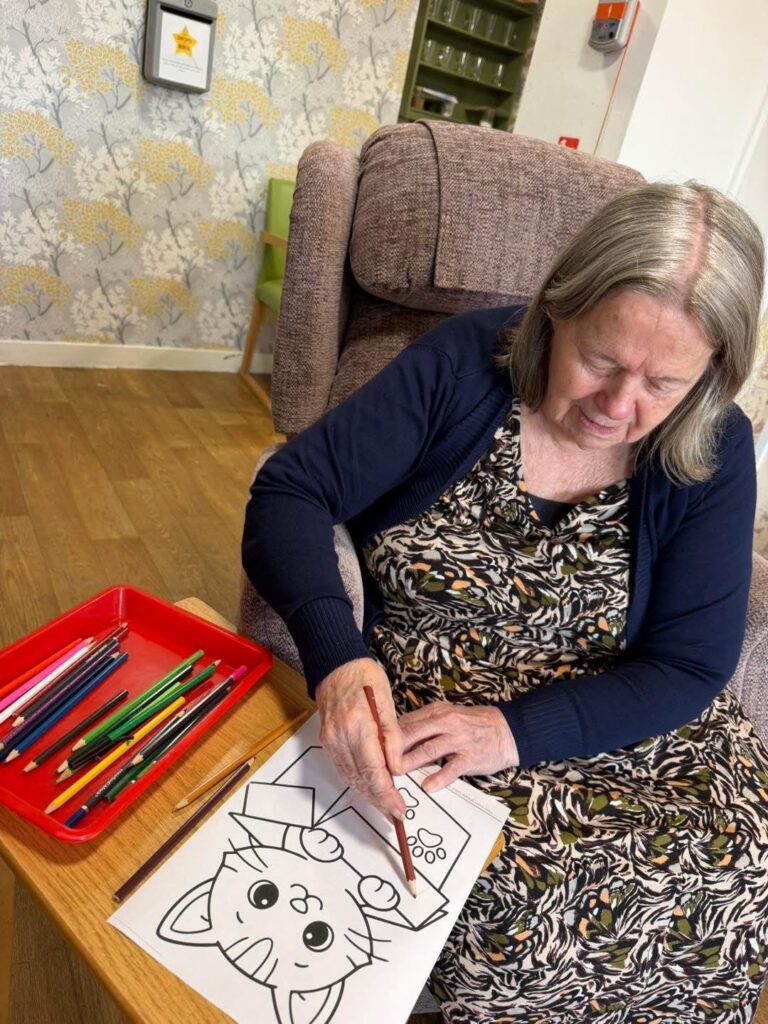 Huntingdon Court Residential Home Creative Activities Bring Residents Together