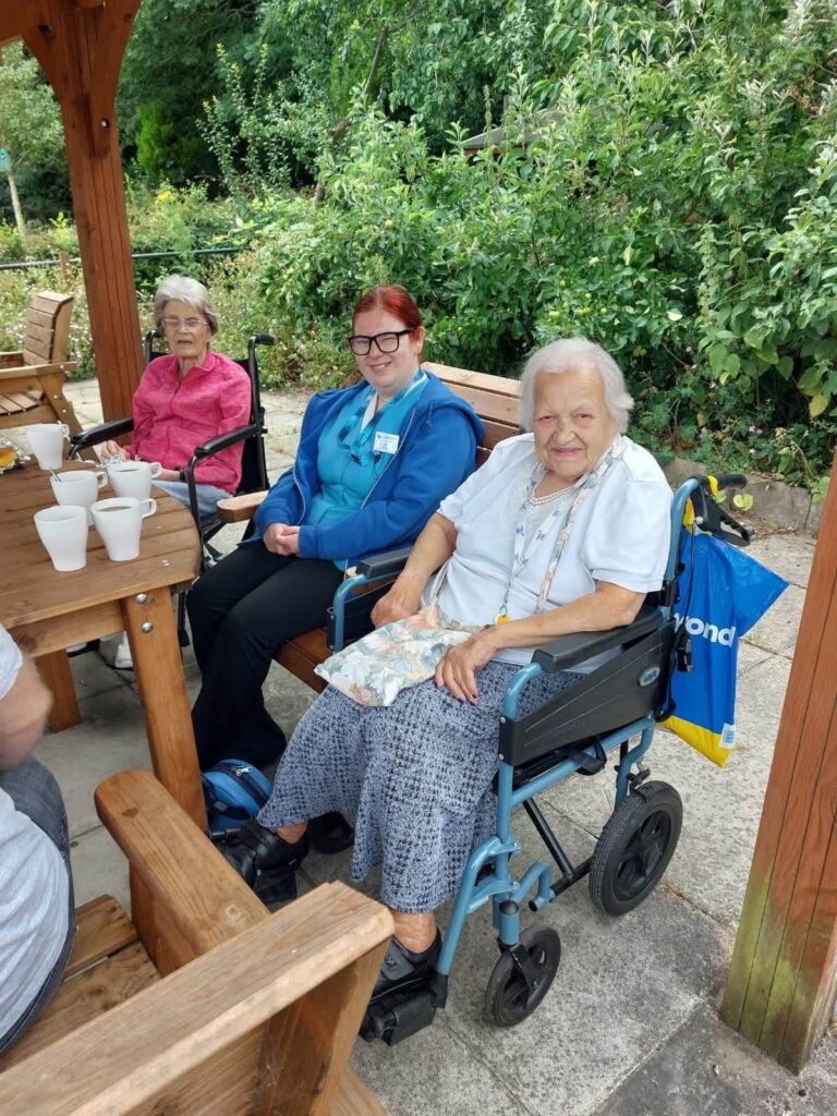 Abbey House Allotment Visits Bring Residents Together Outdoors